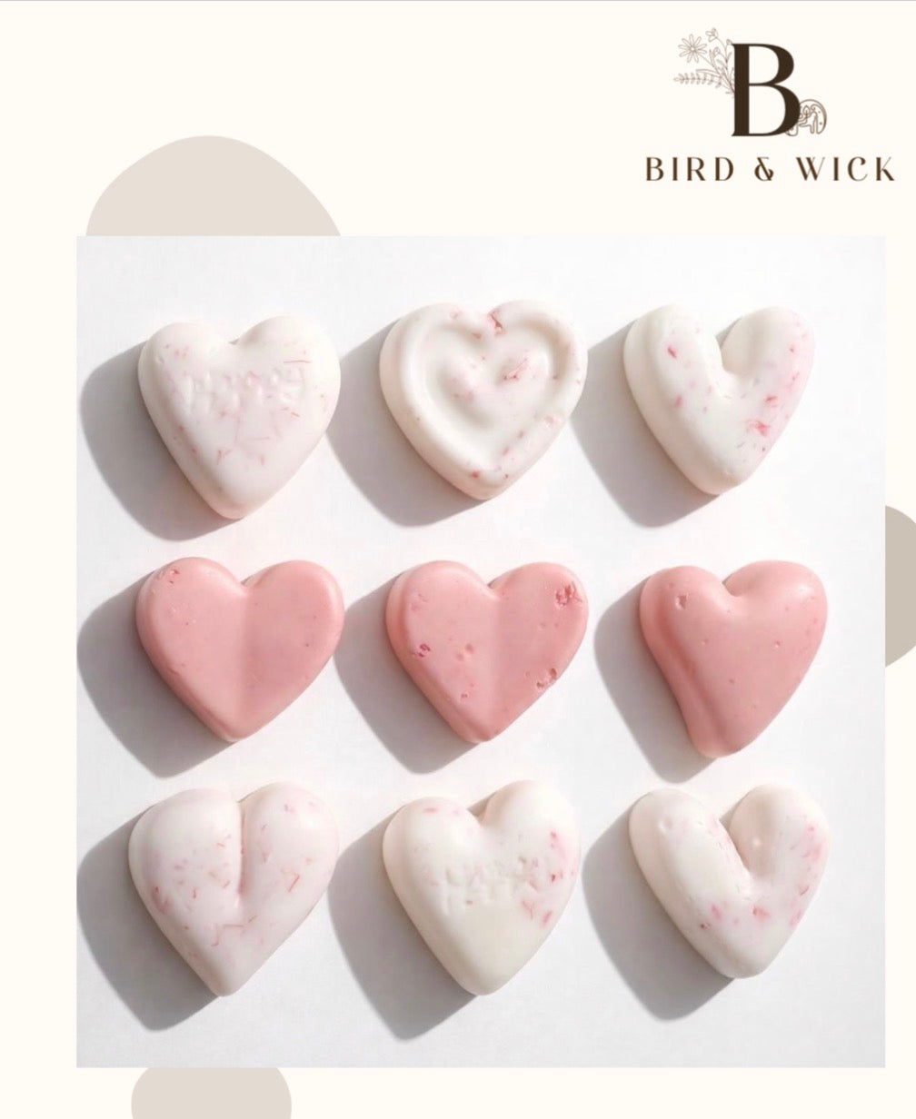 Rhubarb & Rose soy wax melts