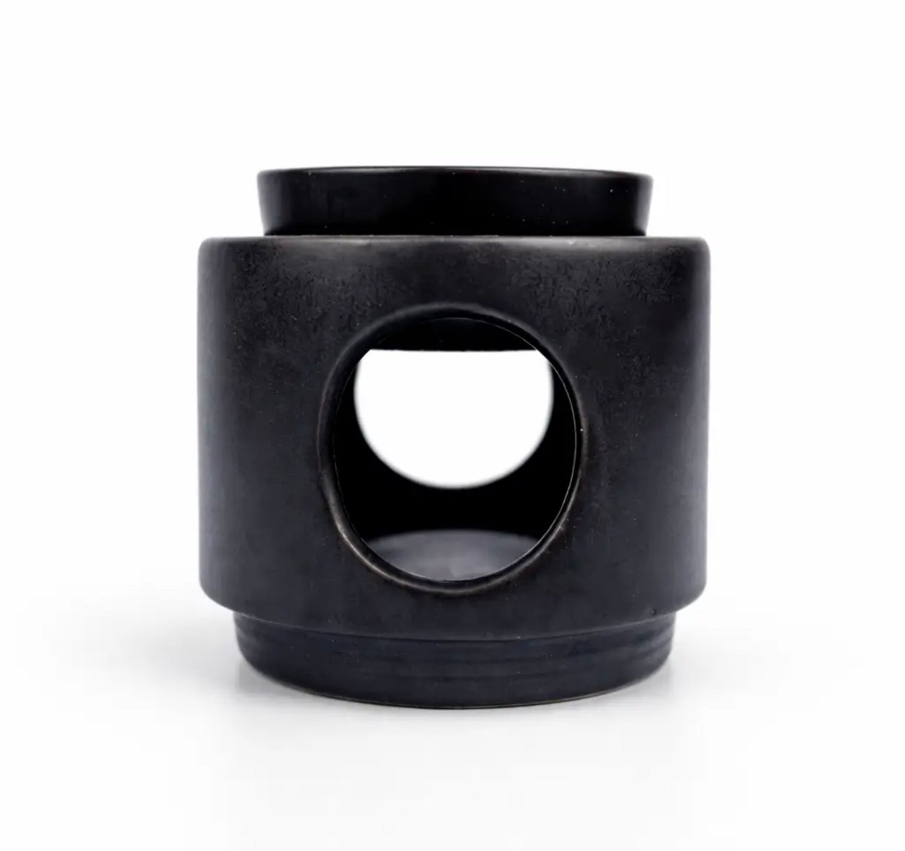 Black two part ceramic burner