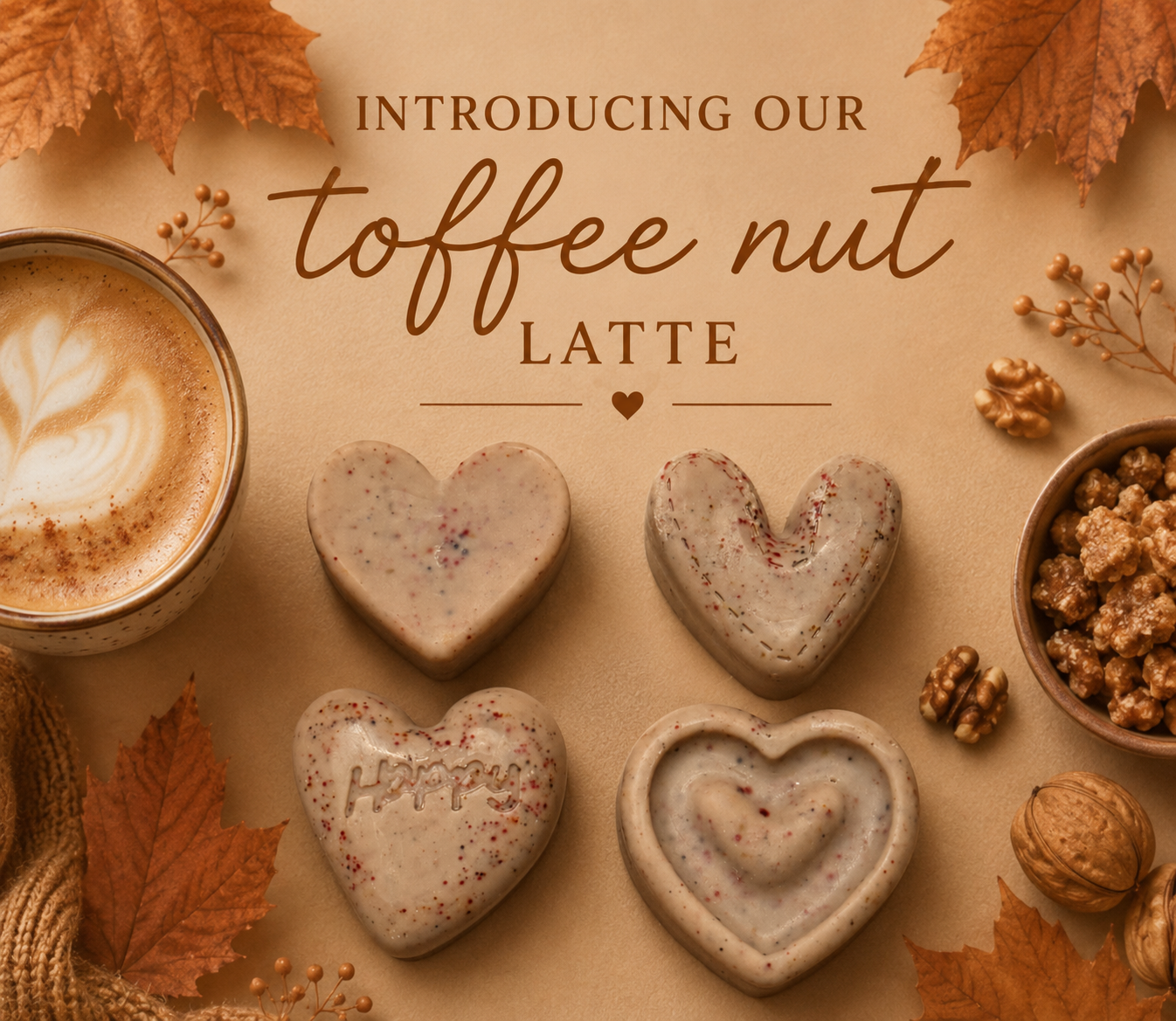 Toffee nut latte soy wax melts